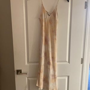 Long multi color pastel maxi dress